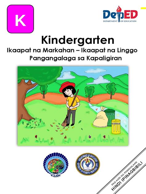 drawing ng pangangalaga sa kapaligiran|Kindergarten q4 Week4 Worksheets Pangangalaga.